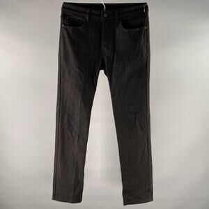 KSUBI Size 31 Black Cotton Slim Fit Pants